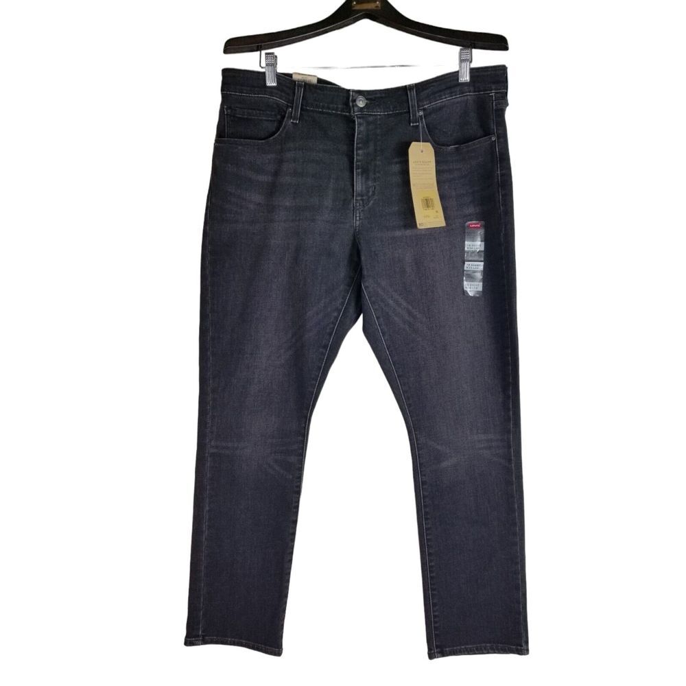 Levi's Women Classic Mid-Rise Skinny Fit Gray Jeans Black Sz 18‎ Short 34x28